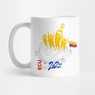 Ecuador World Cup Soccer 2022 Mug